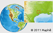 Physical Location Map of ZIP code 77378
