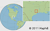 Savanna Style Location Map of ZIP code 77378