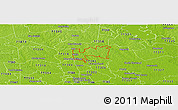 Physical Panoramic Map of ZIP code 77378