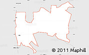 Silver Style Simple Map of ZIP code 77378