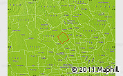 Physical Map of ZIP code 77379