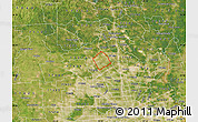 Satellite Map of ZIP code 77379