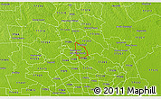Physical 3D Map of ZIP code 77385