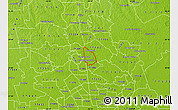 Physical Map of ZIP code 77385