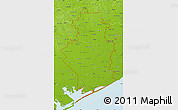 Physical Map of ZIP codes starting with 774