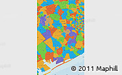 Political Map of ZIP codes starting with 774