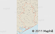 Shaded Relief Map of ZIP codes starting with 774