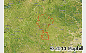 Satellite Map of ZIP code 77445