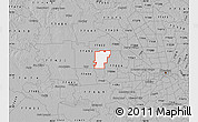 Gray Map of ZIP code 77449