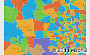Political Map of ZIP code 77449
