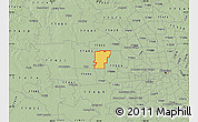Savanna Style Map of ZIP code 77449