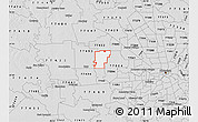 Silver Style Map of ZIP code 77449