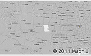 Gray 3D Map of ZIP code 77450