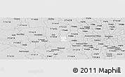 Silver Style Panoramic Map of ZIP code 77450