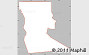 Gray Simple Map of ZIP code 77450, cropped outside