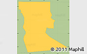 Savanna Style Simple Map of ZIP code 77450