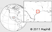 Blank Location Map of ZIP code 77471