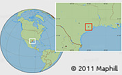 Savanna Style Location Map of ZIP code 77471