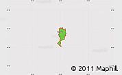 Political Map of ZIP code 77510, cropped outside
