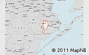 Silver Style Map of ZIP code 77510