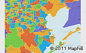 Political Map of ZIP code 77565