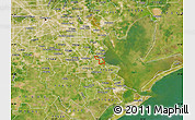 Satellite Map of ZIP code 77565