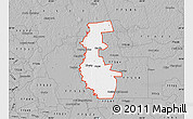 Gray Map of ZIP code 77575