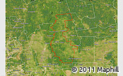 Satellite Map of ZIP code 77575