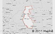 Silver Style Map of ZIP code 77575