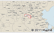 Classic Style 3D Map of ZIP code 77581
