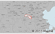 Gray 3D Map of ZIP code 77581