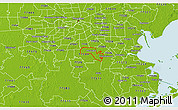 Physical 3D Map of ZIP code 77581