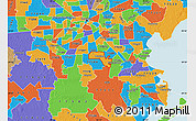 Political Map of ZIP code 77581