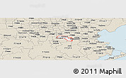 Classic Style Panoramic Map of ZIP code 77581