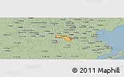 Savanna Style Panoramic Map of ZIP code 77581