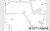 Blank Simple Map of ZIP code 77581