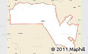 Classic Style Simple Map of ZIP code 77581