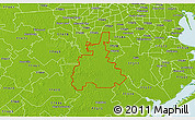 Physical 3D Map of ZIP code 77583