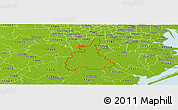 Physical Panoramic Map of ZIP code 77583