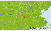 Physical 3D Map of ZIP code 77584