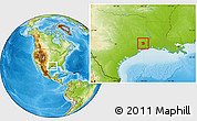 Physical Location Map of ZIP code 77625