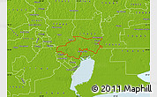 Physical Map of ZIP code 77630