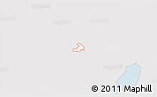 Silver Style 3D Map of ZIP code 77706, single color outside