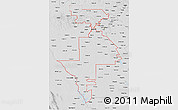 Silver Style 3D Map of ZIP codes starting with 780