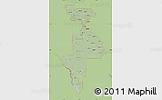 Savanna Style Map of ZIP codes starting with 780, single color outside