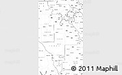 Blank Simple Map of ZIP codes starting with 780