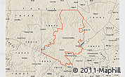 Shaded Relief Map of ZIP code 78006