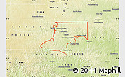 Physical Map of ZIP code 78028