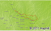 Physical 3D Map of ZIP code 78045