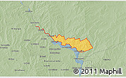 Savanna Style 3D Map of ZIP code 78045